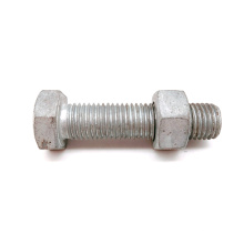 carbon steel ASTM A325M A490 HDG hex bolt and nut for tower